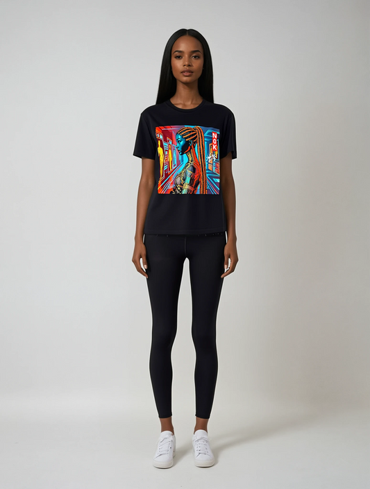 Cyber Girl Graphic Tee