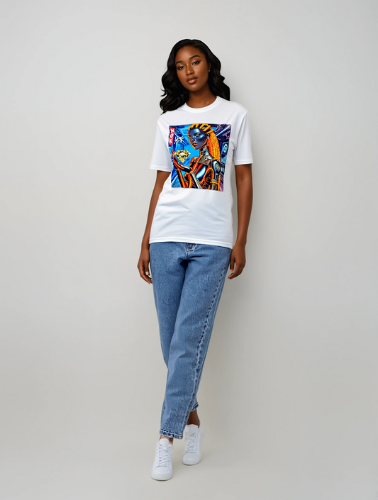 Cyber Girl Graphic Tee